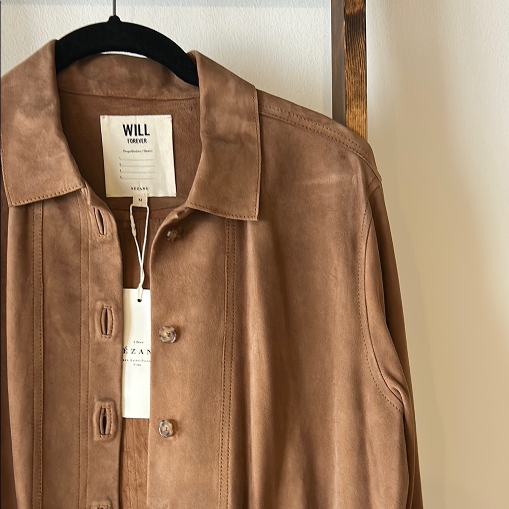 NWT! Will Leather Jacket in Tan